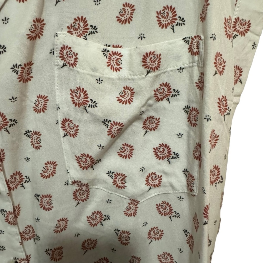 Jachs Girlfriend - size Large - cotton / rayon button up sleeveless top NWT - Picture 3 of 6